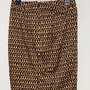 ABSTRACT PRINT SKIRT